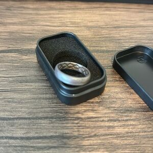 Groove life Satin Ferrous Thin Ring - size 11​​​​​​​